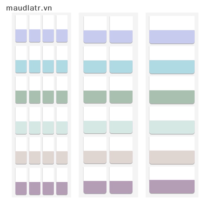 Bộ 240 Thẻ Ghi Chú Đánh Dấu Trang Sách Nhiều Màu vn