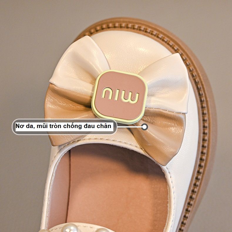 Giày búp bê bé gái nơ miu dễ thương mềm êm nhẹ