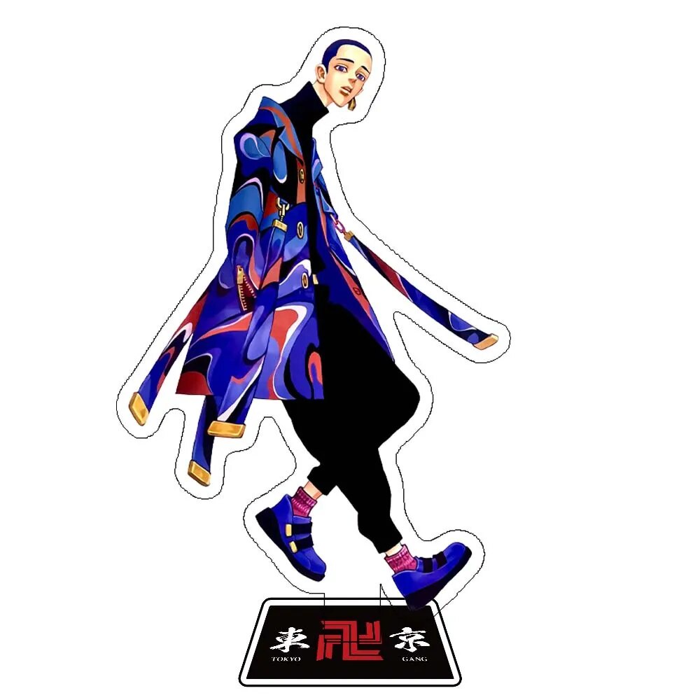 Mô hình Standee Anime Figure Haitani Ran Cosplay Tokyo Revengers 7 Phụ kiện trang trí để bàn góc học tập