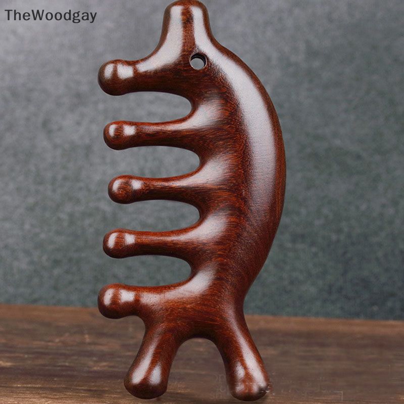 Lược Chải Tóc Mát Xa Da Đầu Bằng Gỗ Đàn Hương Tốt Cho Sức Khỏe 1 Cái