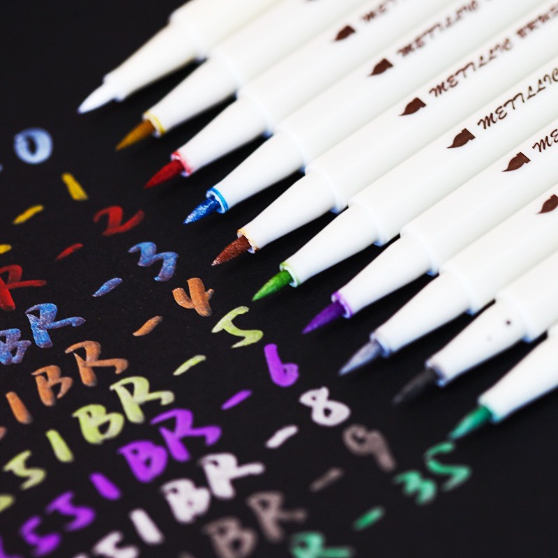 Bút Viết Thư Pháp Metalle Brush Pen Nhà Cam