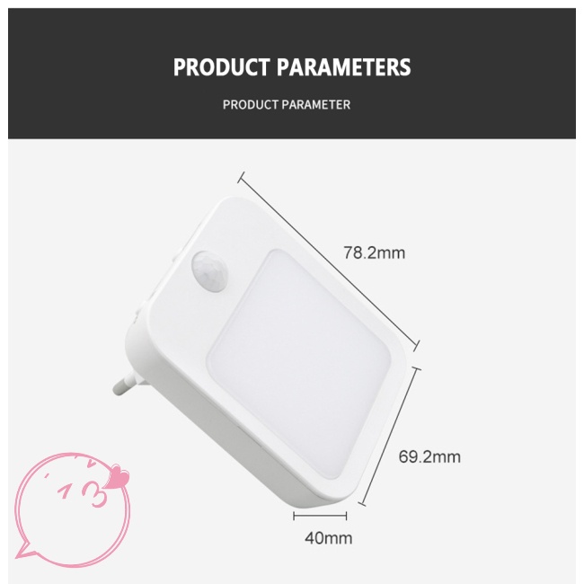 Hiussngha Đèn led 3 Chế Độ 8.5 x 5 x