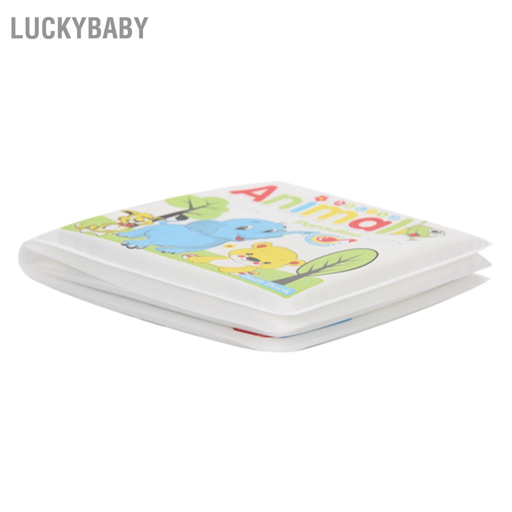 LUCKYBABY Sách chống thấm nước cho bé tắm Đồ chơi bơi trong phòng giáo dục sớm trẻ em