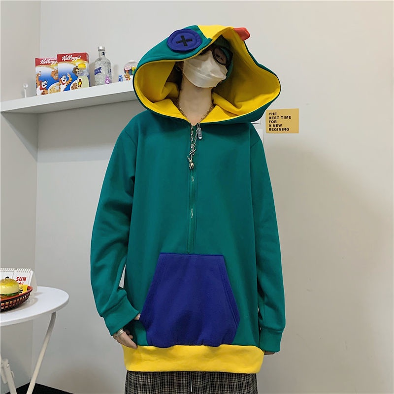 Áo hoodie plus size Phong Cách Hàn Quốc Nam Tính