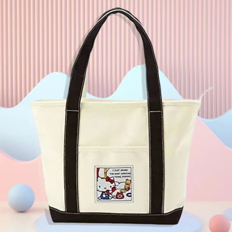 Shi chen sanrio pacha Túi Đeo Chéo Vai Bằng Vải canvas Hình Chú Chó Dễ Thương Và Nhỏ Gọn Đơn Giản Dành Cho Bạn Nữ