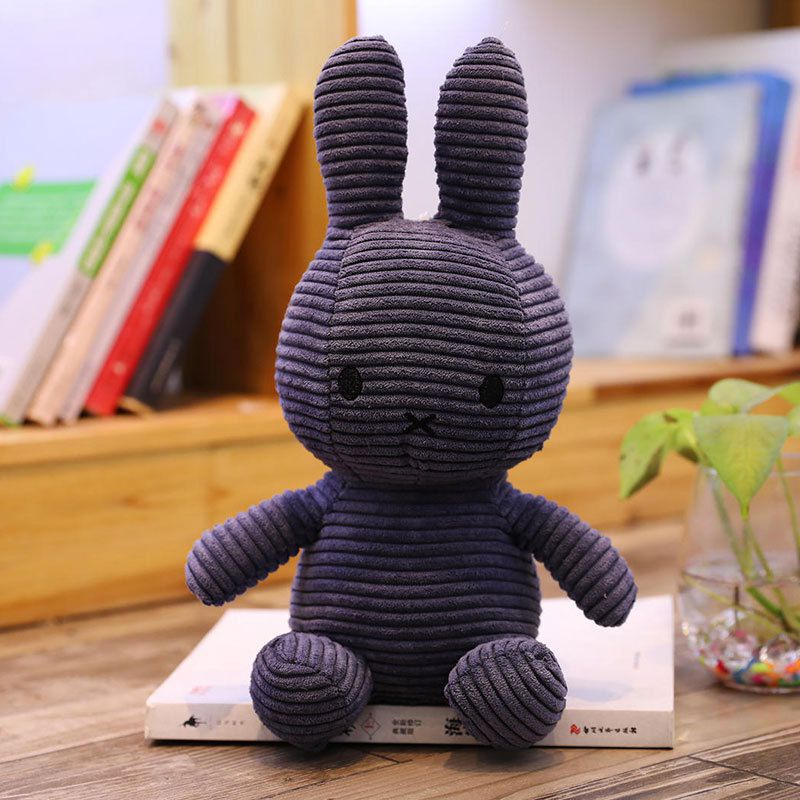 Thỏ Nhồi Bông 25cm Dễ Thương Trang Trí Phòng Bé
