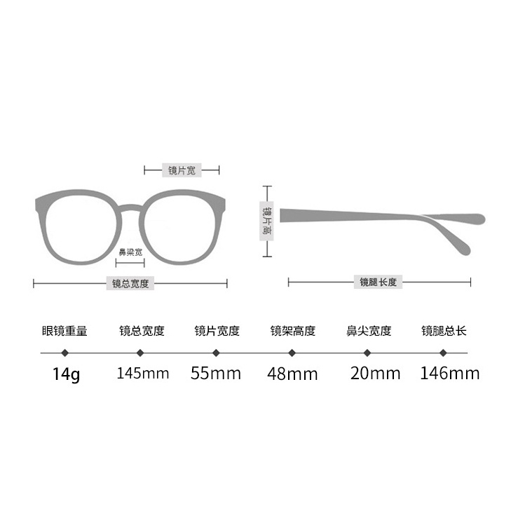 Mắt Kính Cận Thị Gọng Kim Loại 1 # - 0 ~ - 600 # - 600 # Dành Cho Nam Và Nữ