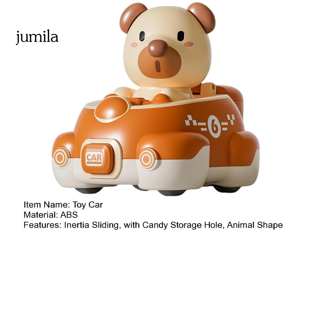 Julila Xe Hơi Đồ Chơi inertia Dạng Trượt Có Ngăn Đựng Kẹo Dễ Thương Cho Bé