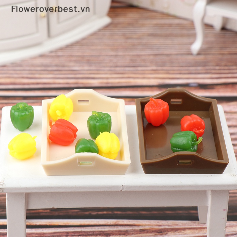 Khay Đựng Trái Cây Đồ Chơi Búp Bê Cỡ 1 / 12