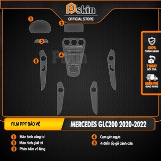 Dán Film PPF bảo vệ nội thất xe Mercedes-GLC200-2020-2022 (Pskin)