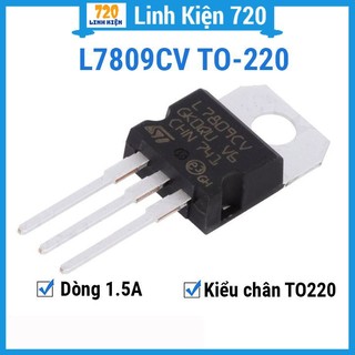 L7809cv 1.5a to-220 - ic ổn áp nguồn dc