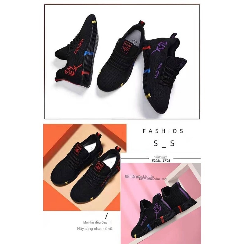 Giày Thể Thao Đế Bằng Phong Cách Thời Trang Mới Cho Nữ