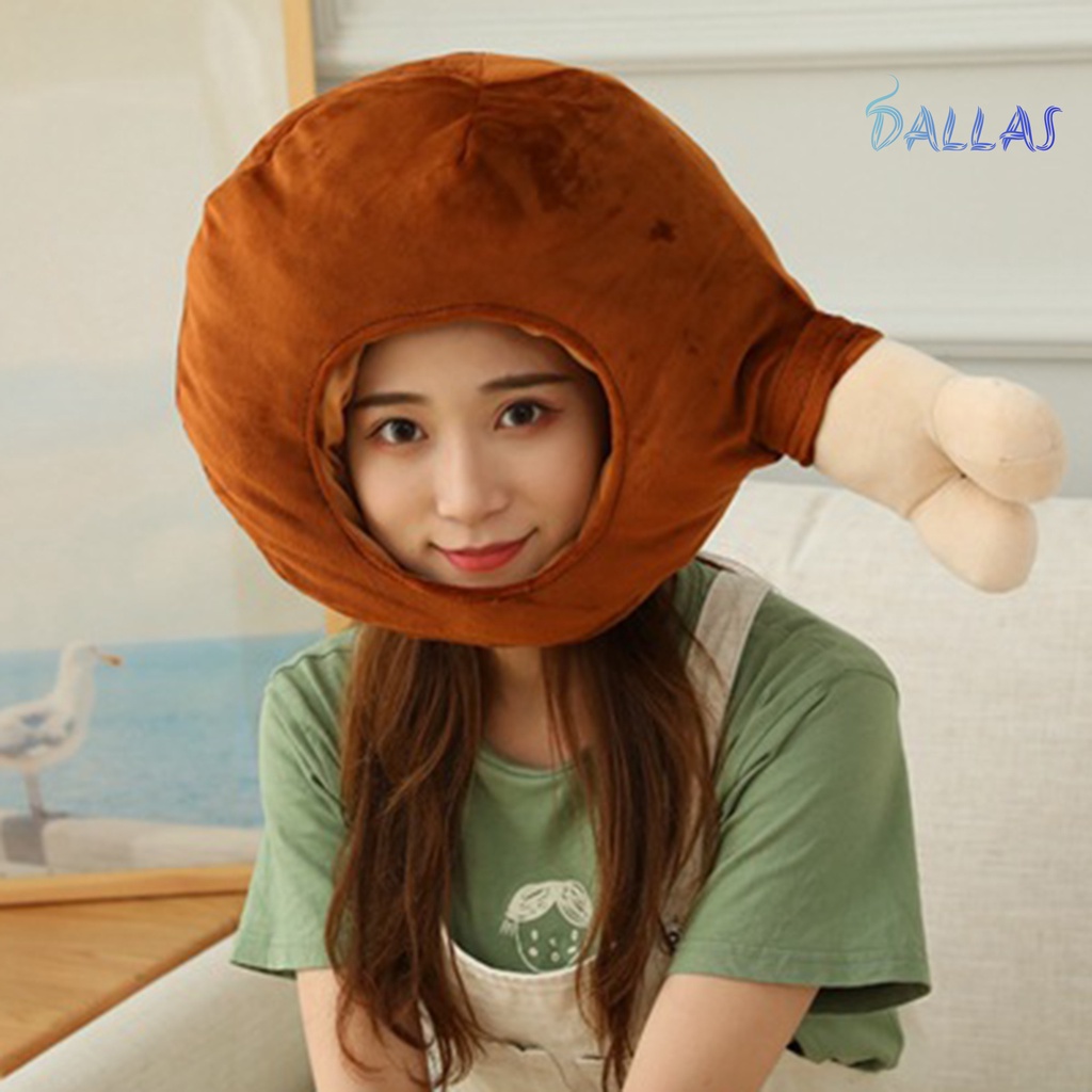Mũ Nhồi Bông Mềm Mại Hình Bánh Mì / Bánh Mì / Gà Con Đáng Yêu Dành Cho Bé Ngủ
