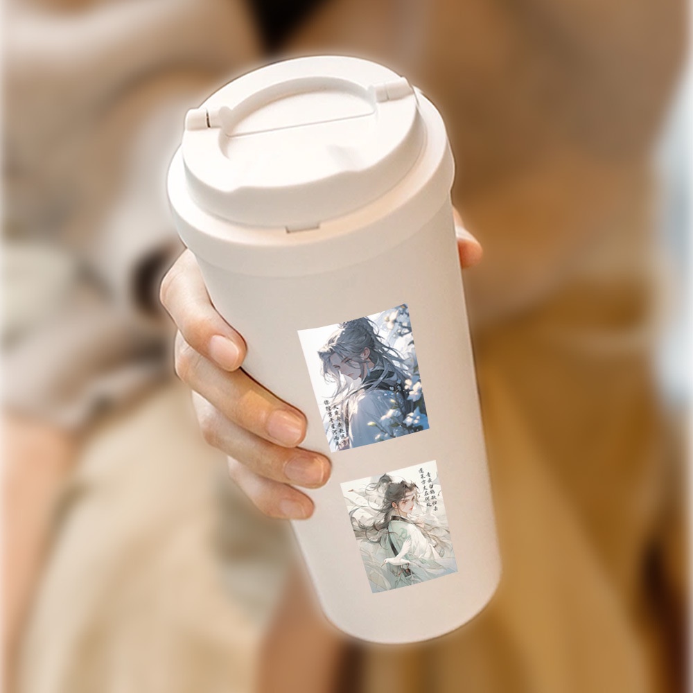 Bộ 60 Miếng Dán Trang Trí Mũ Bảo Hiểm / Bút Chì Họa Tiết graffiti Độc Đáo Thời Trang