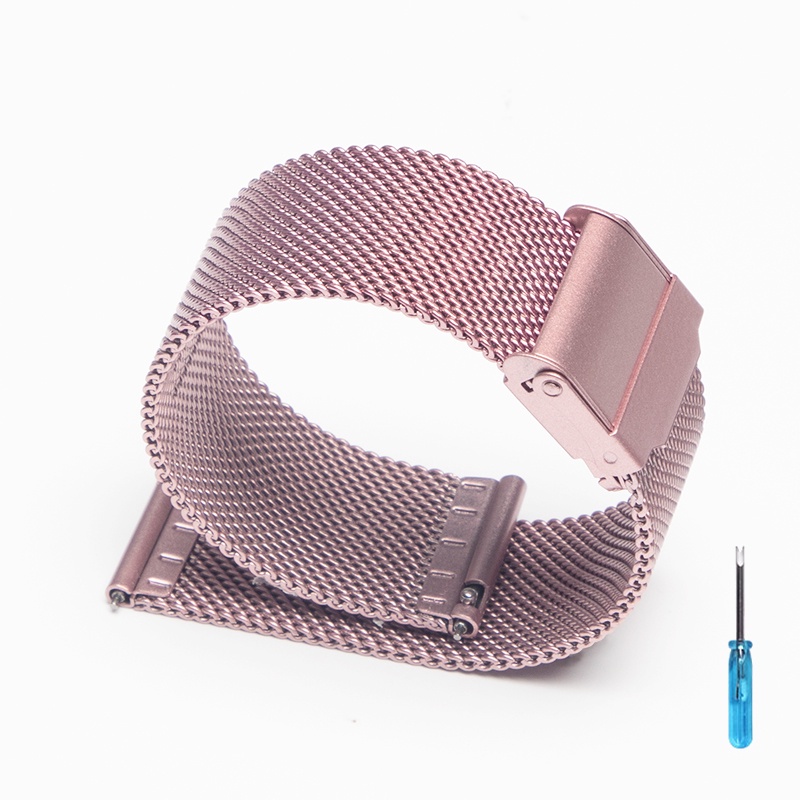 Dây Đeo Kim Loại 18mm 20mm 22mm Cho Đồng Hồ Thông Minh Samsung Galaxy watch 3/46mm/42mm/Acear S3 Huawei watch GT 2 2e Pr