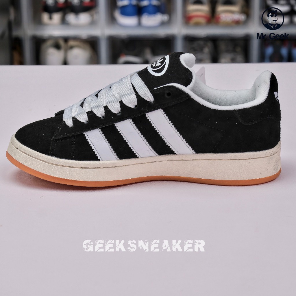 Giày Sneaker AD CAMPUS BLACK WHITE GUM