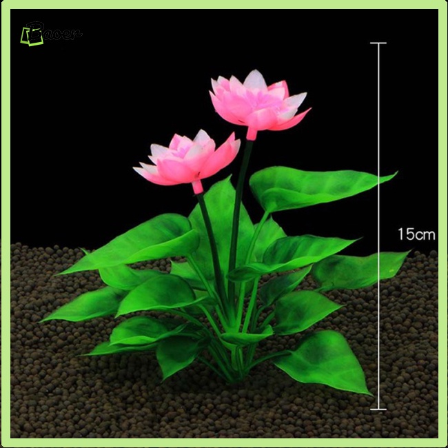 Cây Sen Đá Giả 100% Chính Hãng Dùng Trang Trí Bể Cá