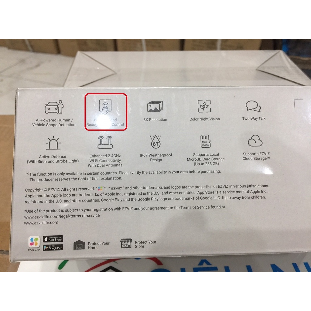 Camera wifi hikvision ezviz ngoài trời CS-H3-R100-1J5WKFL ra mắt Quí 4.2022 - Hàng chính hãng