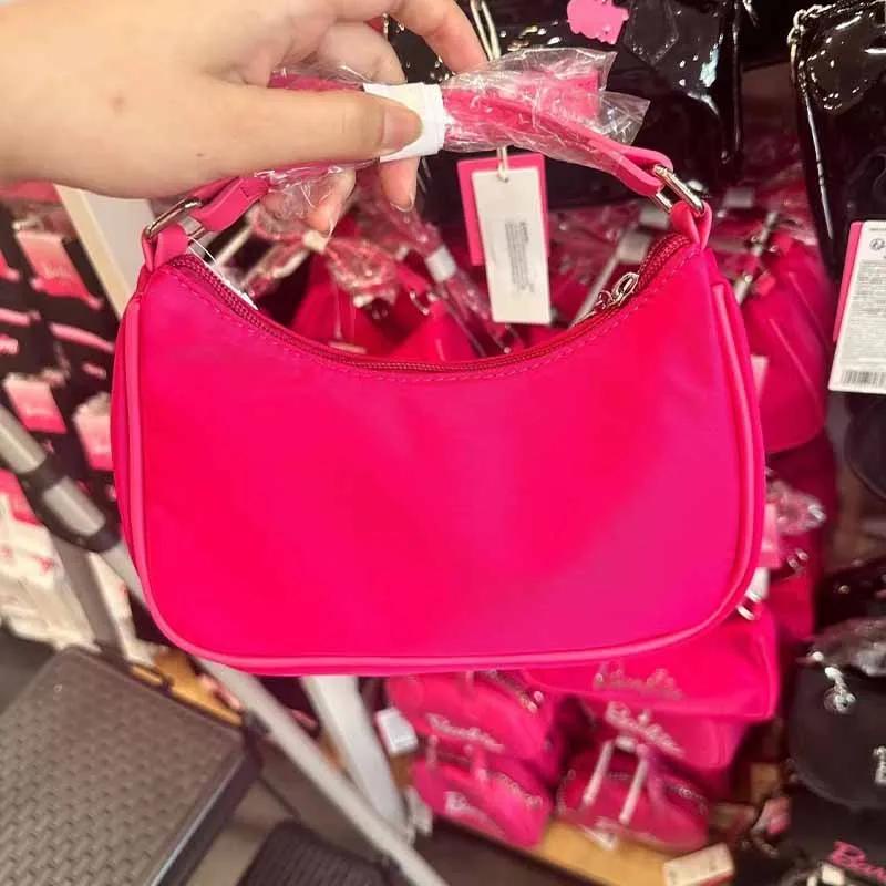 Túi đeo dưới cánh tay miniso barbie Phong Cách Hoạt Hình 2023 Mới Mẻ Sáng Tạo Hợp Thời Trang Cho Nữ Ví