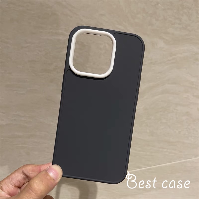Ốp Điện Thoại Mềm Mặt Nhám Màu macaron Cho iphone 11 12 13 14 15 pro max