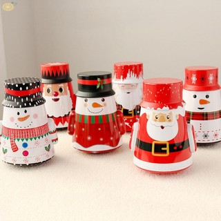 Christmas Iron Candy Jar Storage Box High Quality Christmas Decoration Gift Box