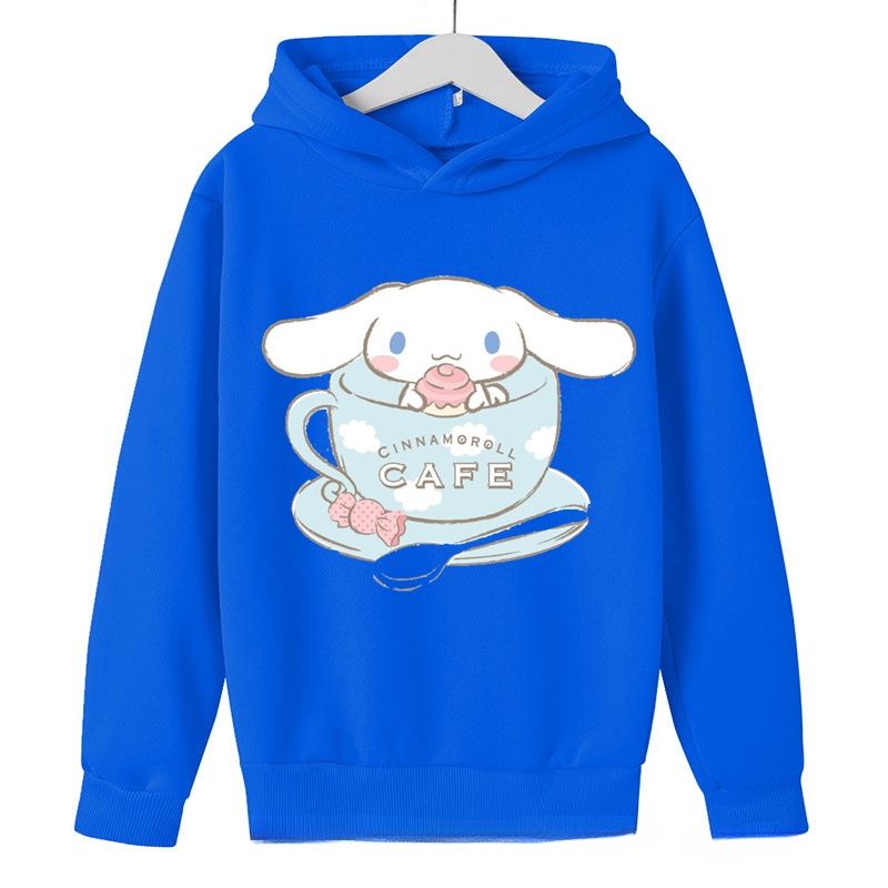 Mới Áo hoodie Tay Dài In Hình sanrio cinnamoroll Dễ Thương Cho Bé