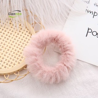 🧚🏻Ganten🧚🏻Dây Cột Tóc Scrunchies Vải Lông Mềm