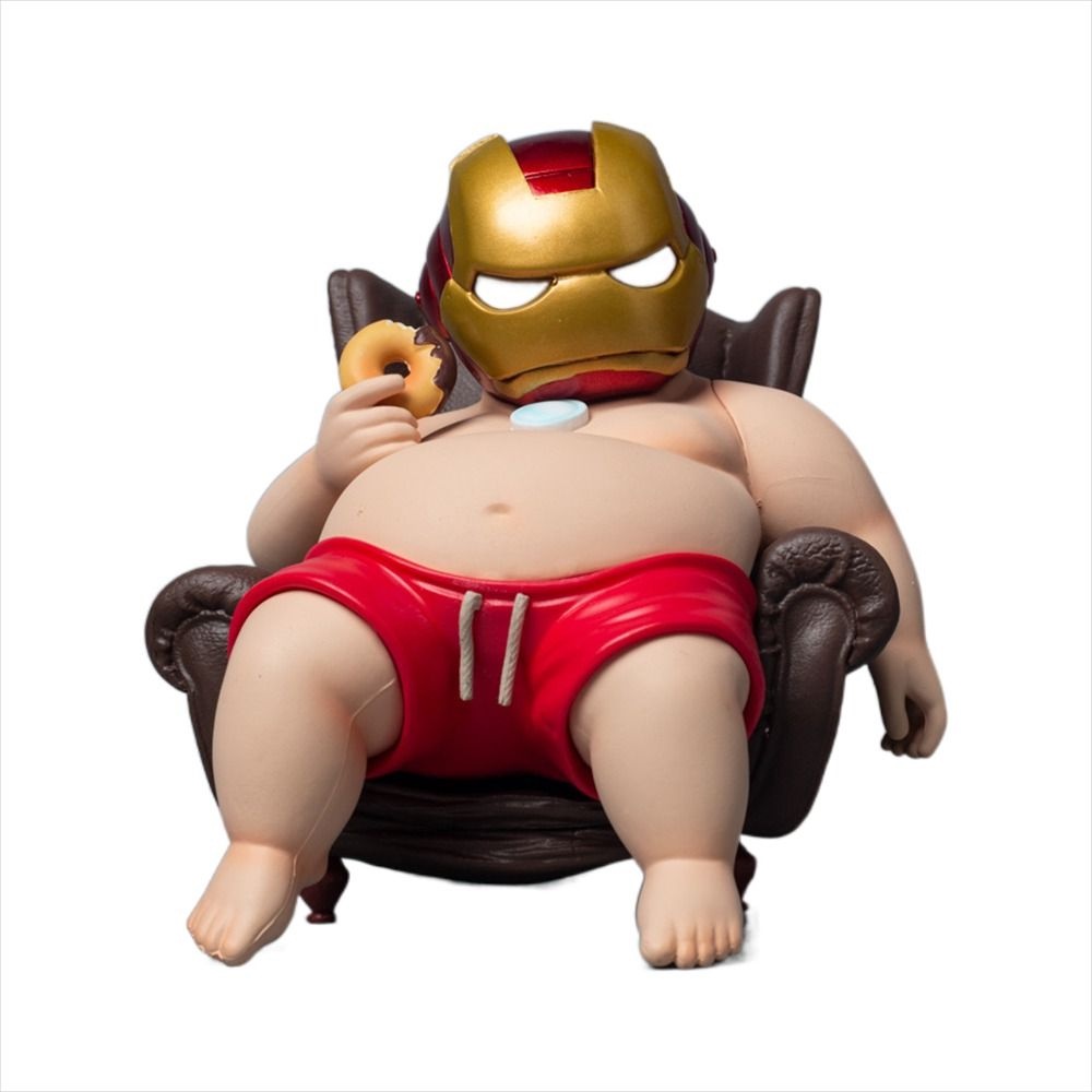 Lanfy Mô Hình Nhân Vật Người Sắt marvel Bằng pvc Phát Sáng Vui Nhộn Trang Trí Tiểu Thuyết