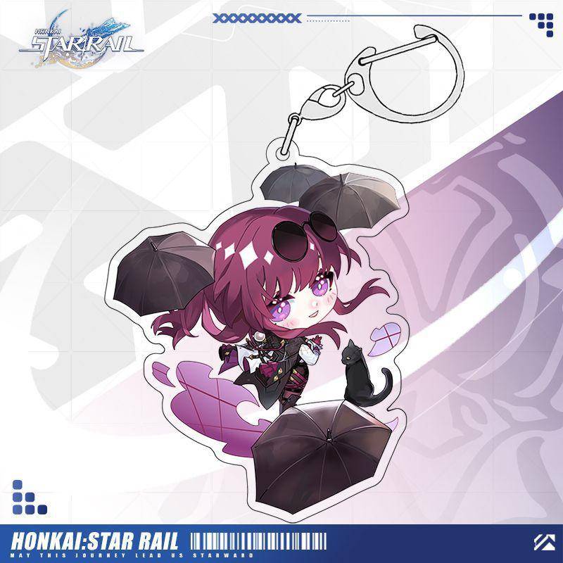 Mới Móc Khóa Hai Mặt game honkai: Starrail jing yuan kafka blade Dang march 7th bronya seele asta herta