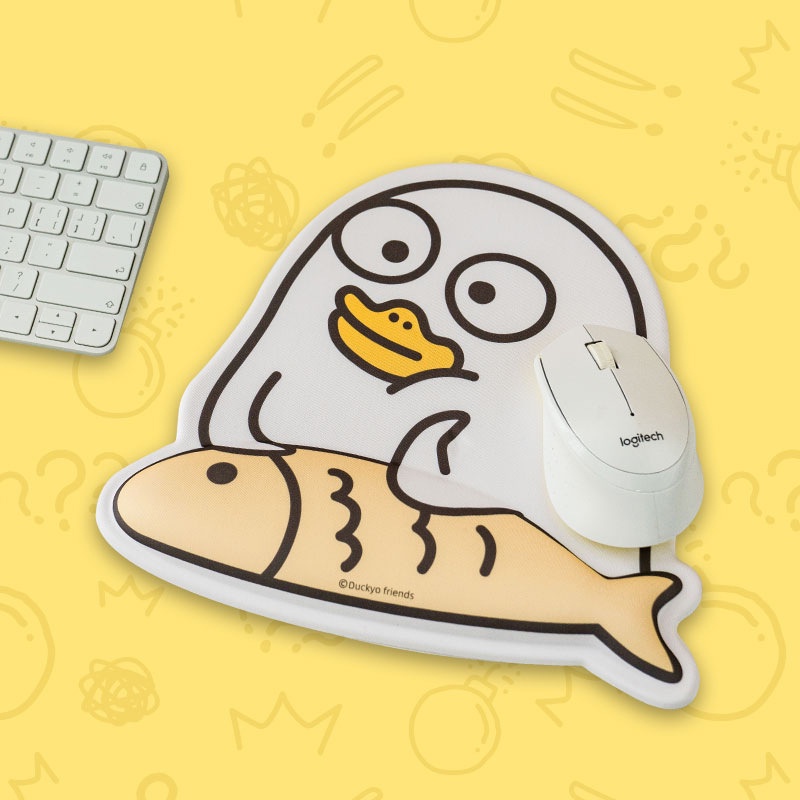 Miếng Lót Chuột Có Đệm Tay Laptop PC Họa Tiết Hình Thú Cute Siêu Êm