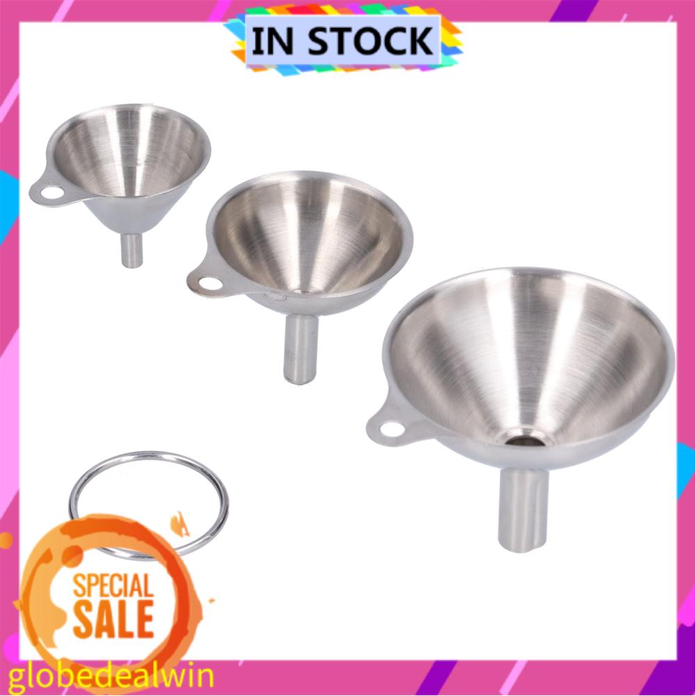 Globedealwin Kitchen Funnel Convenient Stainless Steel Oil With High-quality 201