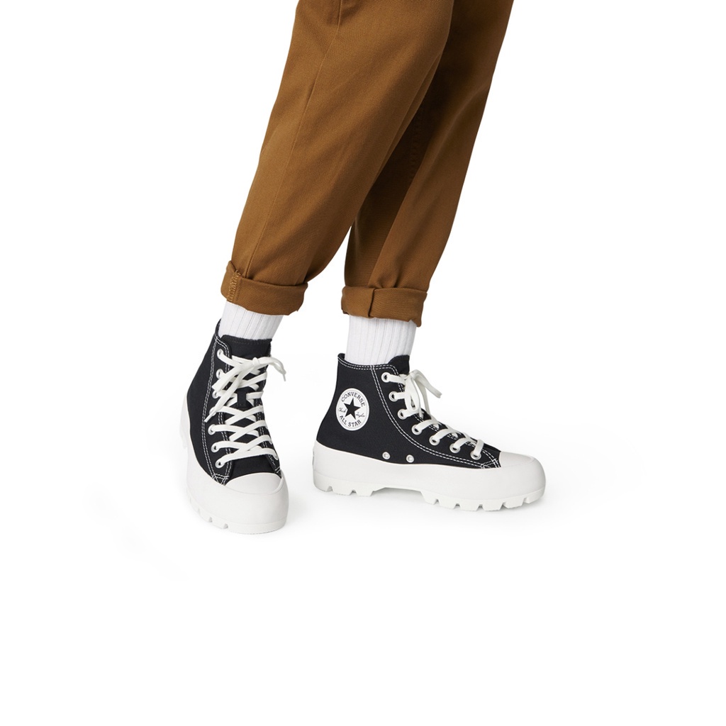 Giày Thể Thao converse Màu Trắng / Đen Phong Cách retro Cho Nữ