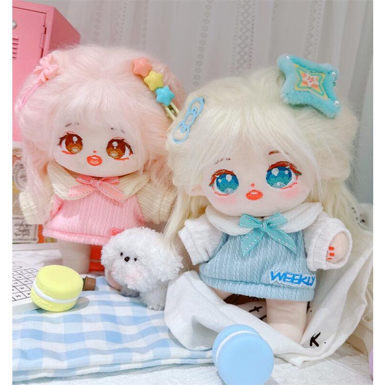 Búp Bê Đồ Chơi Bằng Vải cotton 20cm Màu Sắc Tương Phản