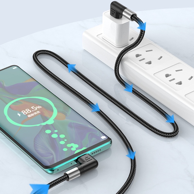 Dây Cáp Sạc Nhanh usb c Cho Điện Thoại 15series 90 Độ
