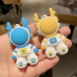 Móc Khóa Hình Thỏ Phi Hành Gia Đáng Yêu