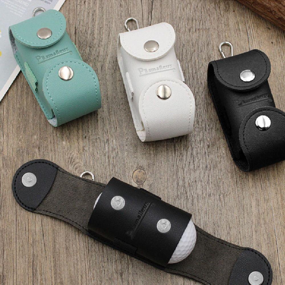 Túi Đựng Bóng golf mmluck Bằng Da pu Kèm 2 Khóa Kim Loại Đeo Hông Siêu Bền Tiện Dụng
