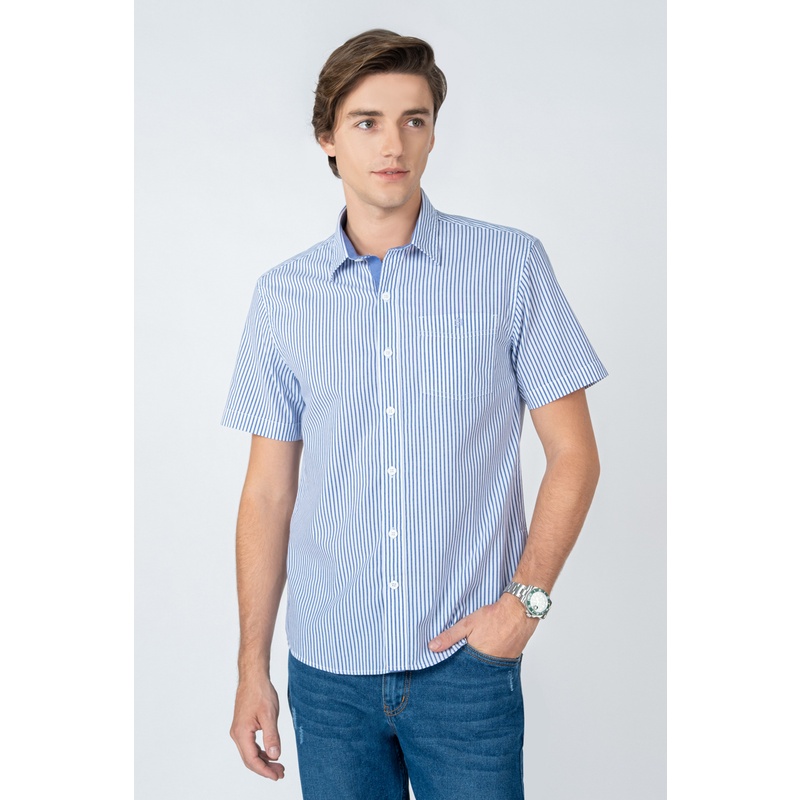 Áo Sơ Mi Nam Tay Ngắn Thời Trang , thời thượng, lịch lãm, chỉn chu John Henry - WS23SS02C-SC