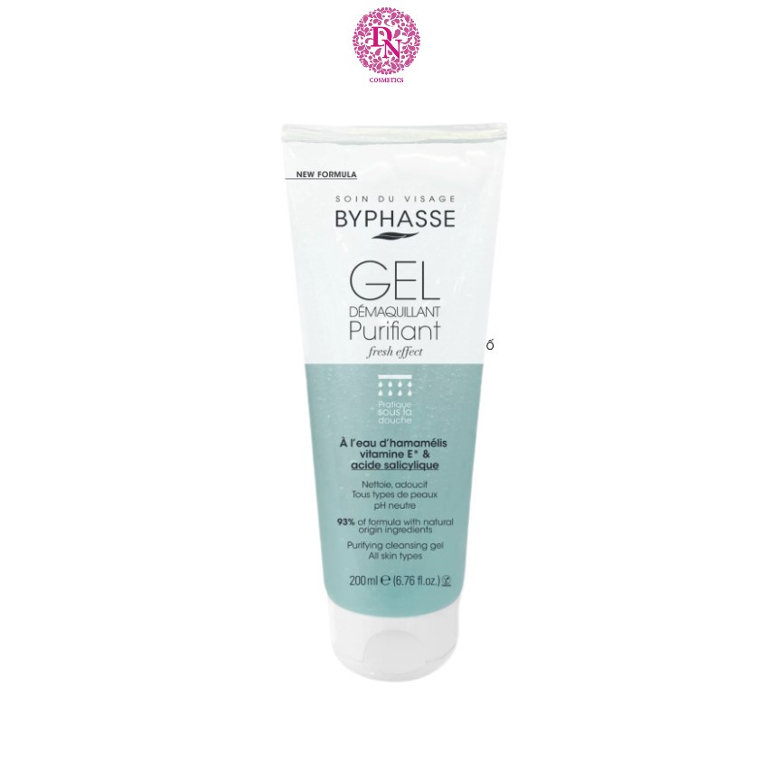 Sữa rửa mặt dạng gel Byphasse Purifying Cleansing Gel All Skin Types 200ml