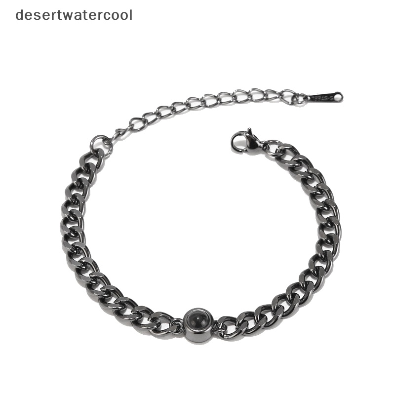 Vòng Tay handmade Mặt Tròn Khắc Hình Máy Chiếu Độc Đáo Cho Cặp Đôi / Bạn Bè / Giáng Sinh