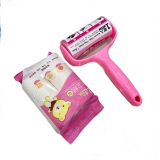 Cây Lăn Bụi Quần Áo tặng Kèm 2 Cuộn Lăn, Dễ Dàng Lấy Bụi Trên Bề Mặt