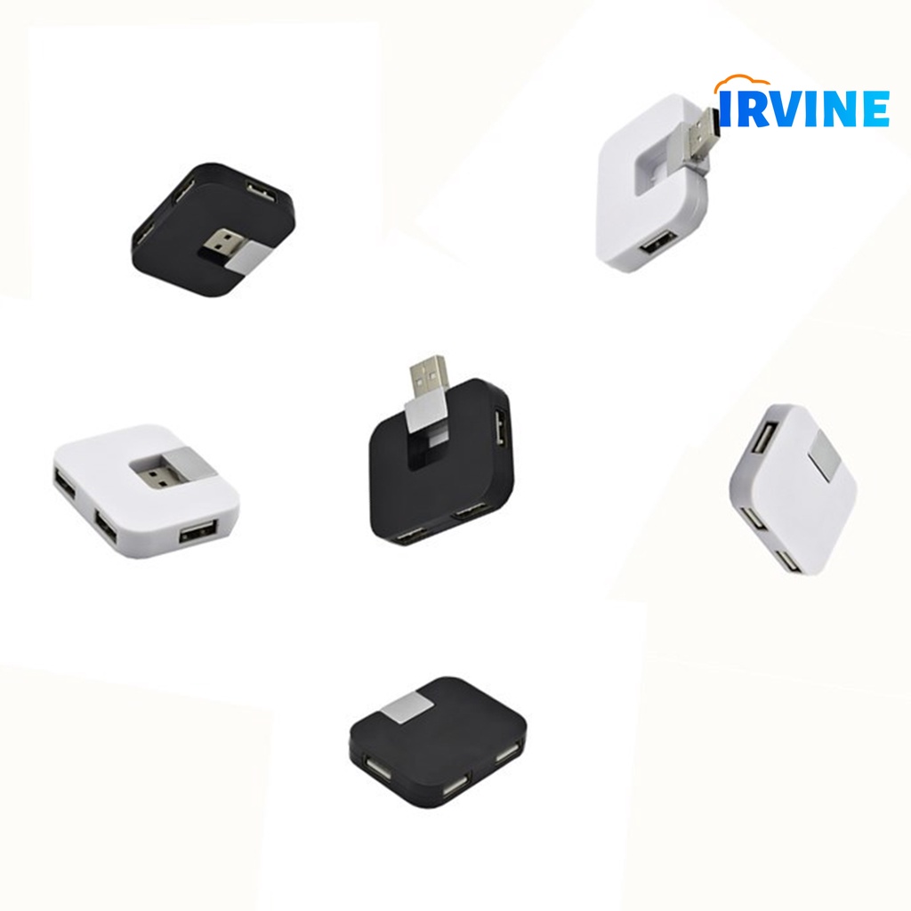 Bộ Chia 4 Cổng Usb usd2.0 Cho Xe Hơi / laptop / pc