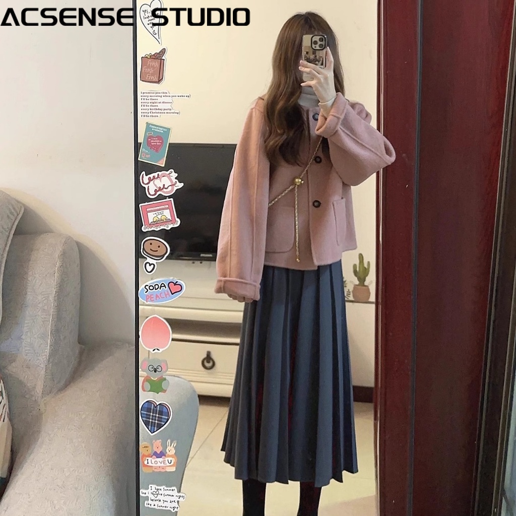 ACSENSE STUDIO áo_khoác áo_phao áo phao nữ  Durable Phong cách New Style Fashion WMF23B02MF 44Z231103