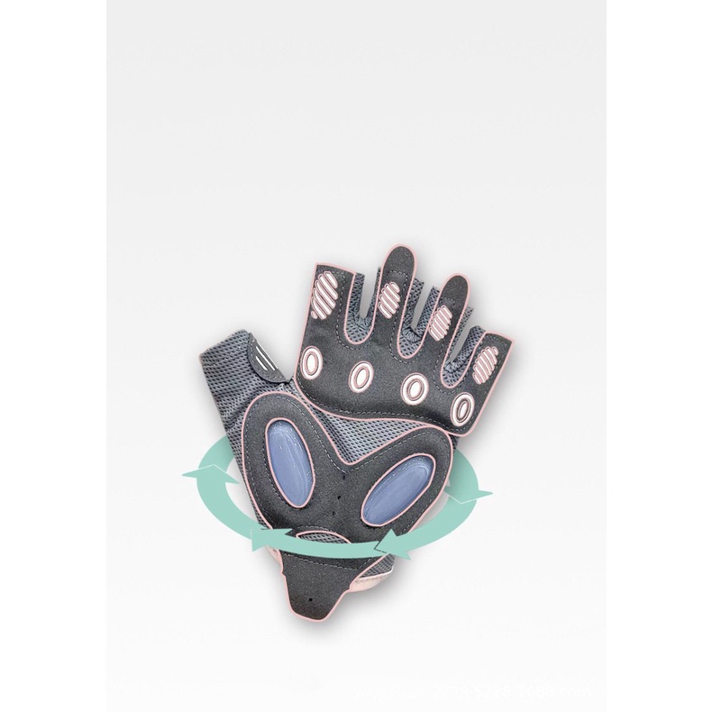 Găng Tay Sport Tập Gym Nữ Chống Trượt Tập Yoga, Gym, Goft, Đạp Xe, Đệm Silicon Cao Cấp