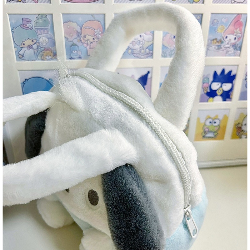 Túi Xách Lông Nhung Kiểu Hoạt Hình Nhật Bản Dễ Thương Cho Nữ