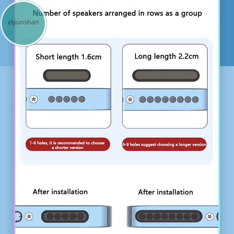 10 / 20 Miếng Dán Chống Bụi Cho Loa Điện Thoại ip samsung vn