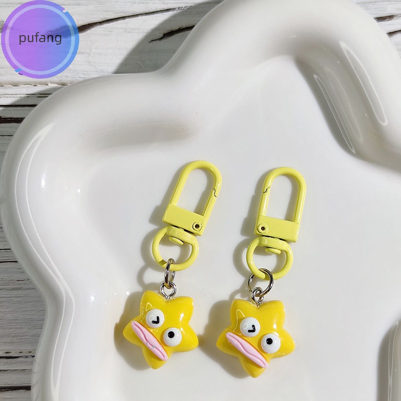 Pufang Móc Khóa resin Hình Hoạt Hình Đáng Yêu Cho Cặp Đôi / Trẻ Em vn