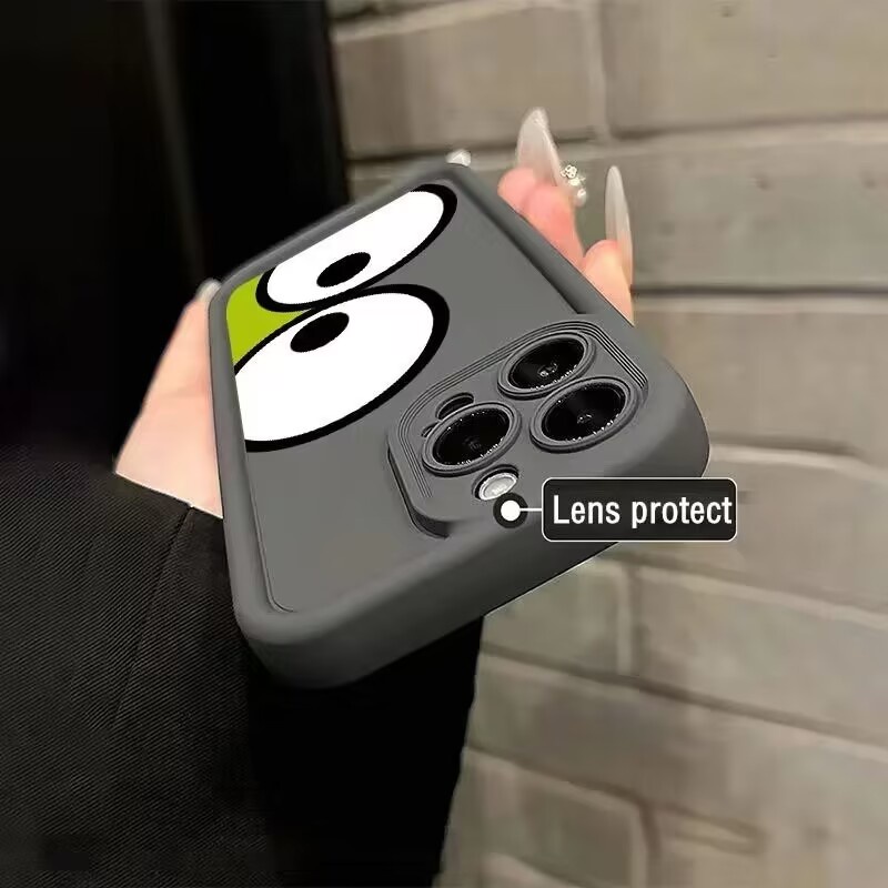 Ôp Điện Thoại Silicon Dẻo Hình Chú Ếch Mắt To Dễ Thương Cho redmi note 9 10 11 12 11s 10s 9 pro plus redmi 12 4g 12c Ốp