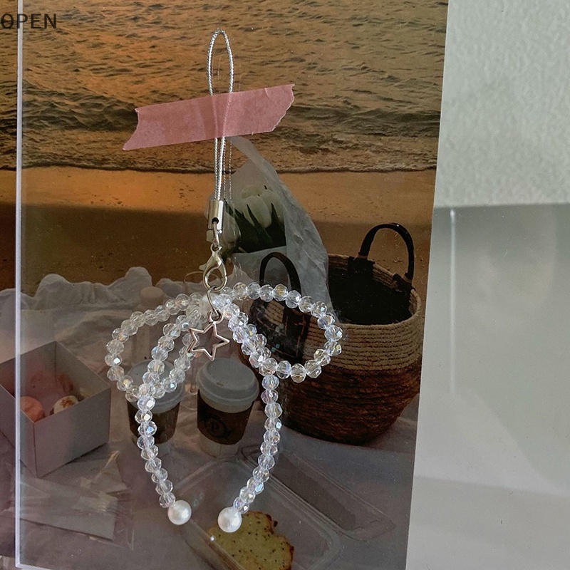 Op Dây Đeo Điện Thoại Xỏ Hạt Pha Lê Hình Nơ Ngọt Ngào Cho y2k Esthetic vn