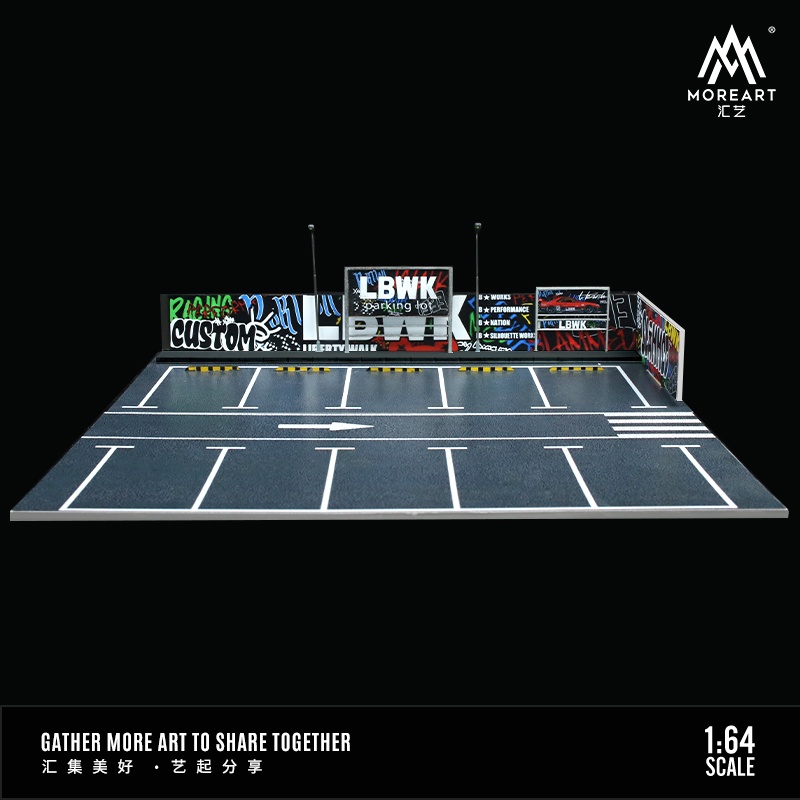 Moreart Đèn led Đỗ Xe rwb / lbwk Tỉ Lệ 1: 64