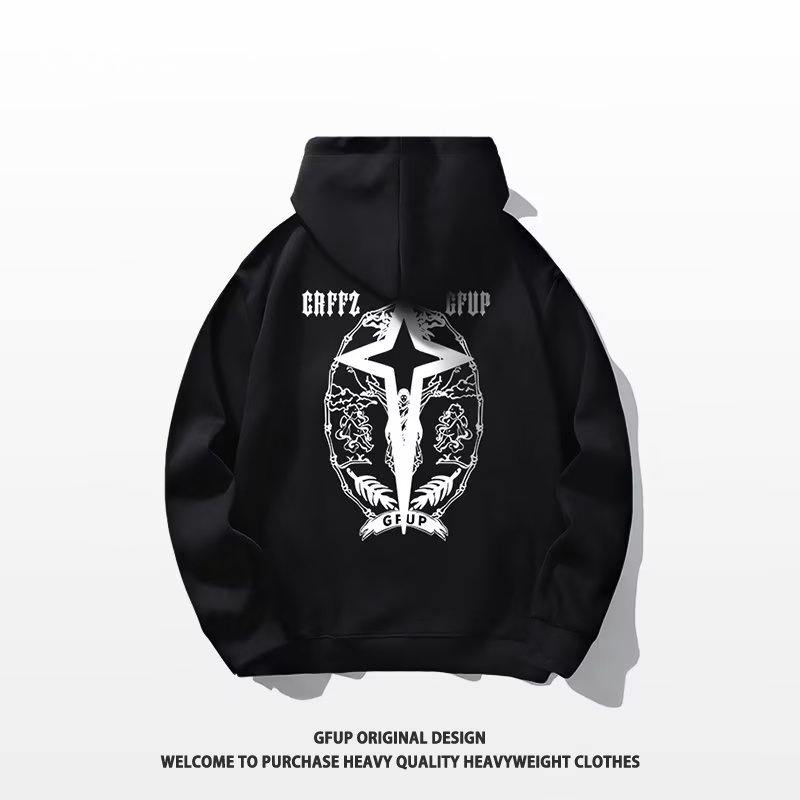 Gaines Áo khoác áo hoodie sweater nỉ siêu rẻ phù hợp nam nữ rộng thoải